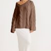 SNDYS Ana Cable Knit Jumper New