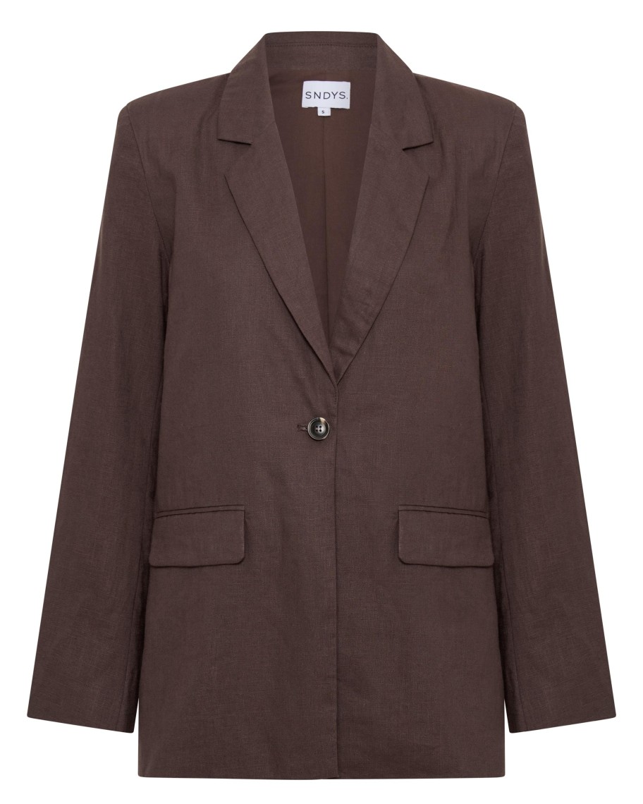 SNDYS Hale Linen Blazer Clearance