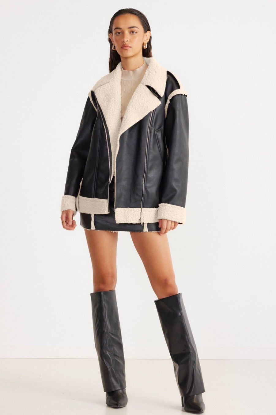 SNDYS London Oversized Biker Best