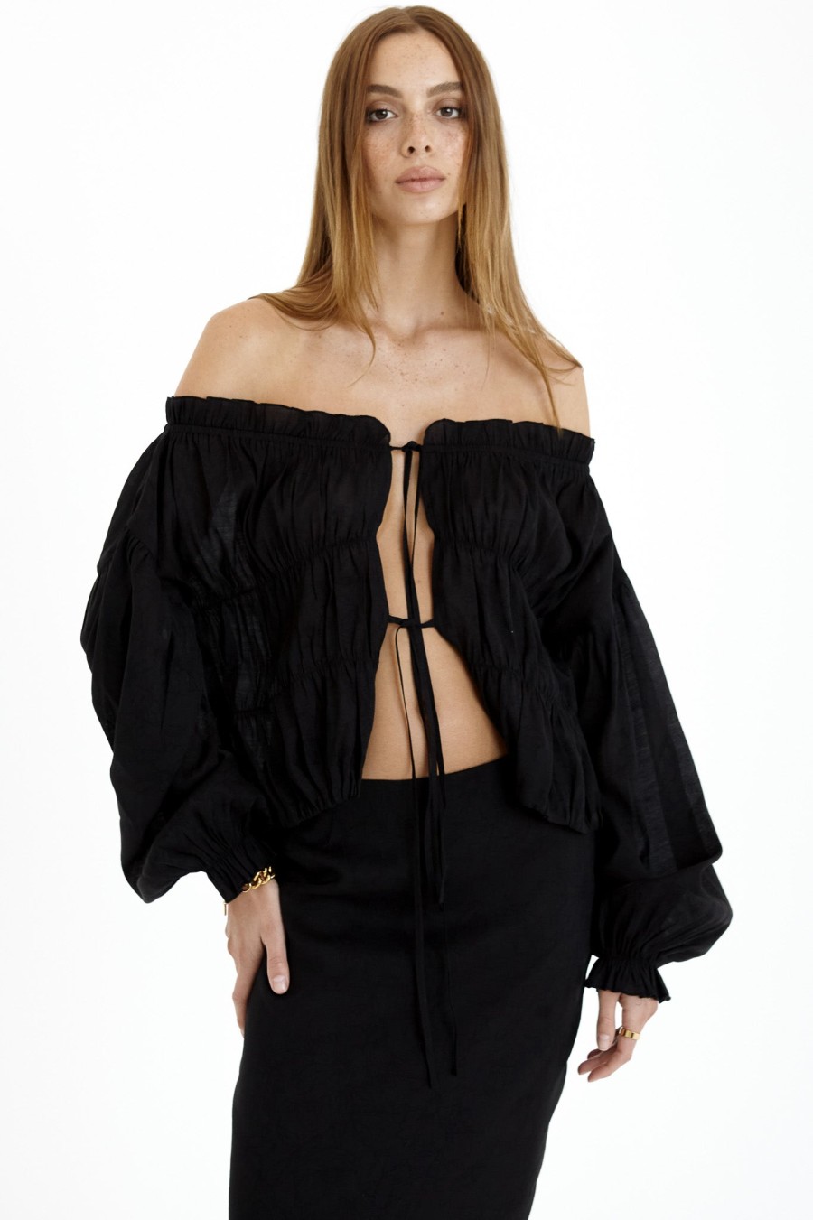 SNDYS Tamsyn Off Shoulder Top Wholesale