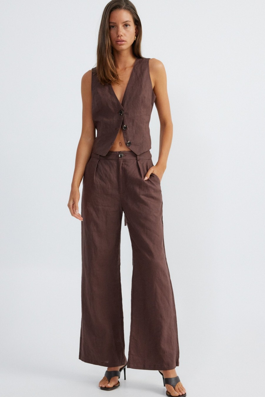 SNDYS Hale Linen Pants Wholesale